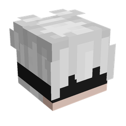 Black skin: head render