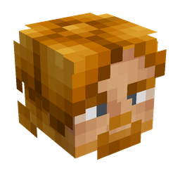 Black skin: head render