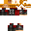 Black skin: raw texture render