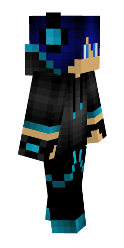 Black skin: body, right side render