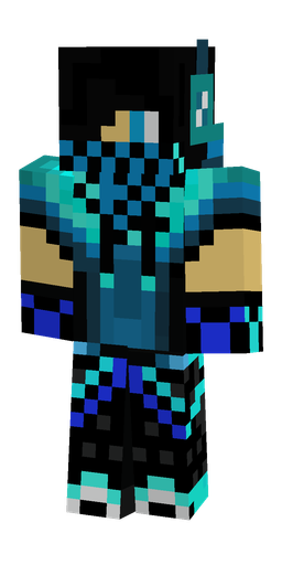 Black skin: body, front render