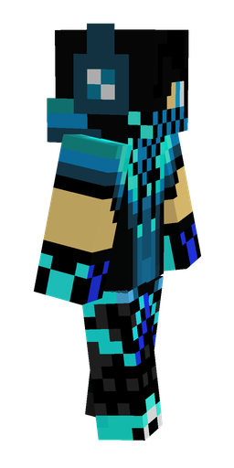 Black skin: body, right side render