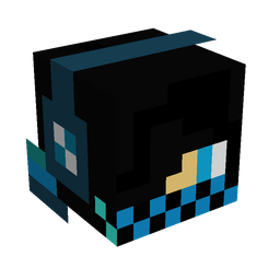 Black skin: head render