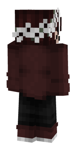 Black skin: body, back render