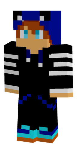 Black skin: body, front render