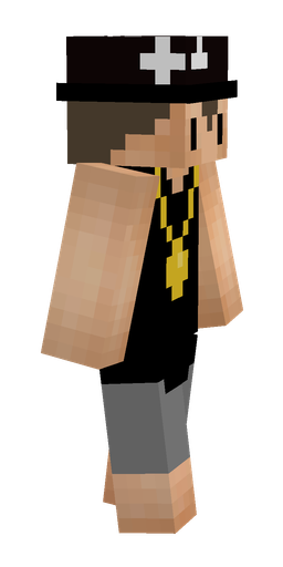 Black skin: body, right side render