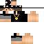 Black skin: raw texture render