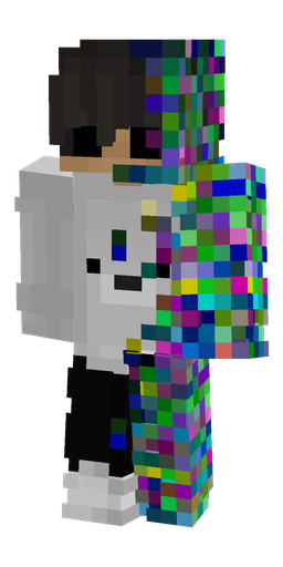 Black skin: body, front render