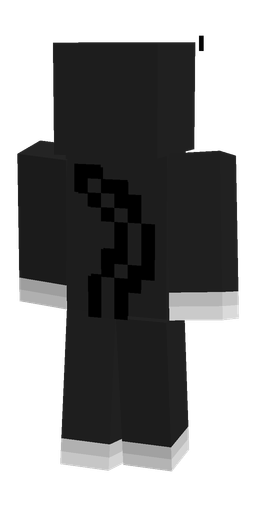 Black skin: body, back render