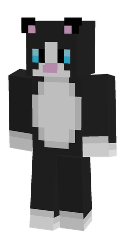 Black skin: body, front render