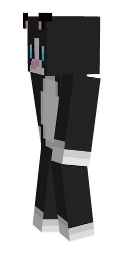 Black skin: body, left side render