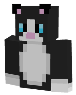 Black skin: bust render