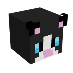 Black skin: head render