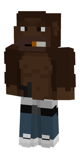 Black skin: body, front render