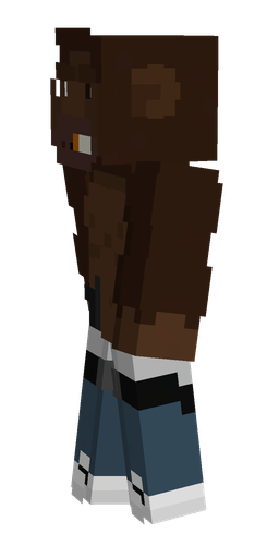 Black skin: body, left side render
