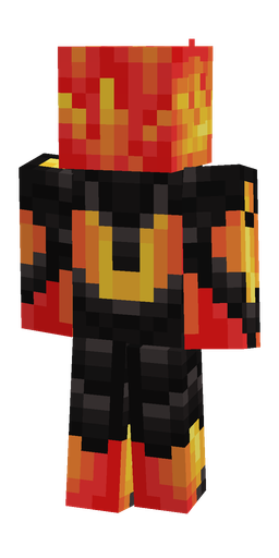 Black skin: body, back render