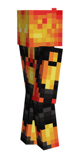 Black skin: body, left side render