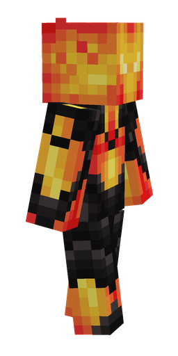 Black skin: body, right side render