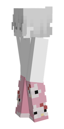 Pink skin: body, left side render