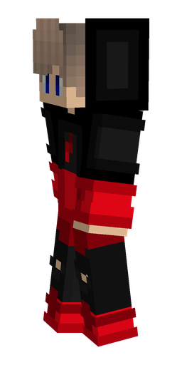 Black skin: body, left side render