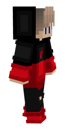 Black skin: body, right side render
