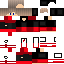 Black skin: raw texture render
