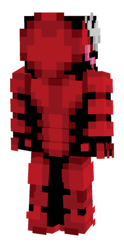 Black skin: body, back render