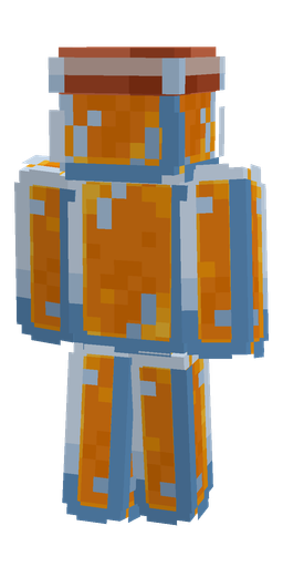 Blue skin: body, front render