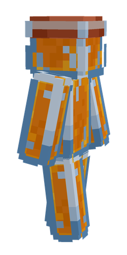 Blue skin: body, right side render