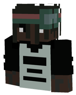 Black skin: bust render