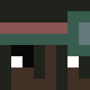 Black skin: face render