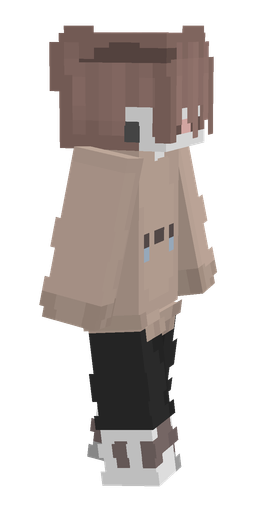 Black skin: body, right side render