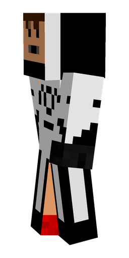 Black skin: body, left side render