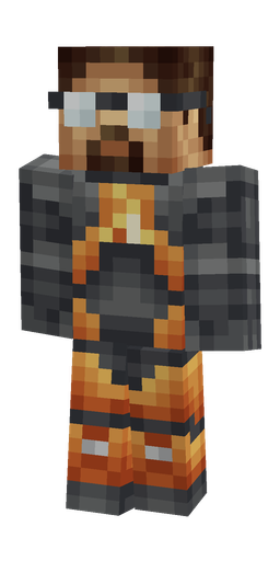 Black skin: body, front render