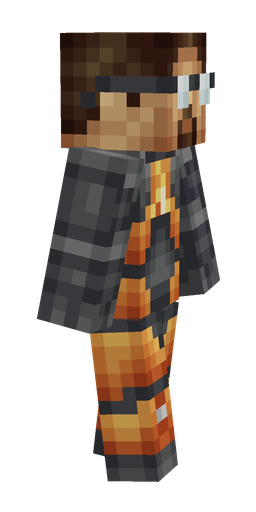 Black skin: body, right side render