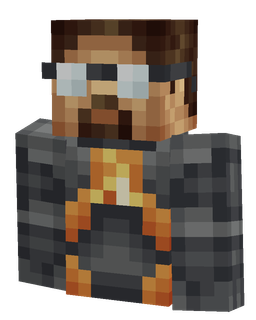 Black skin: bust render