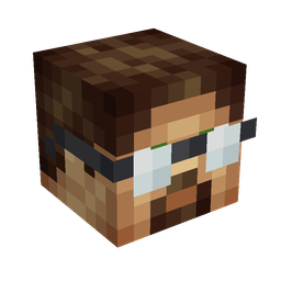 Black skin: head render