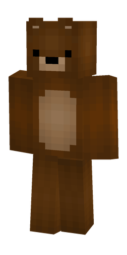 Brown skin: body, front render