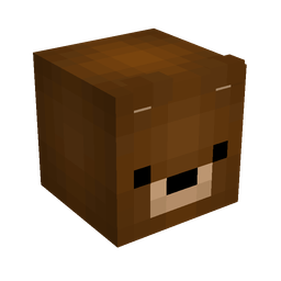 Brown skin: head render