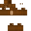 Brown skin: raw texture render