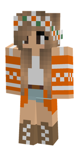 Brown skin: body, front render