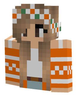 Brown skin: bust render