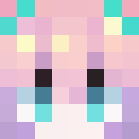 Pink skin: face render
