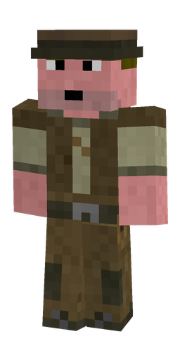 Brown skin: body, front render