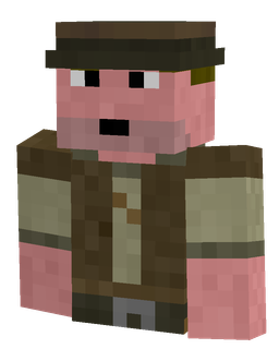 Brown skin: bust render