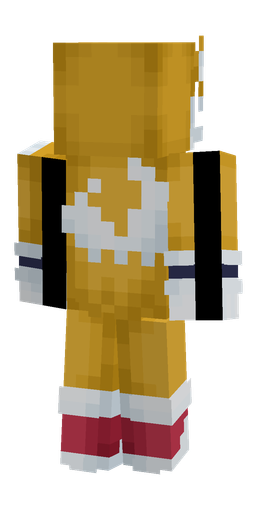 Blue skin: body, back render