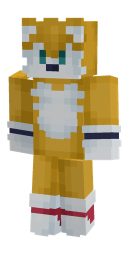 Blue skin: body, front render