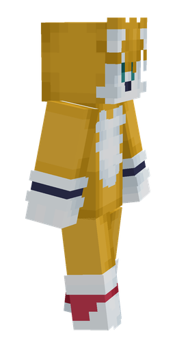 Blue skin: body, right side render
