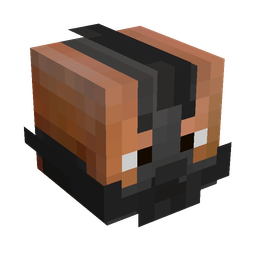 Black skin: head render