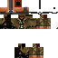 Black skin: raw texture render